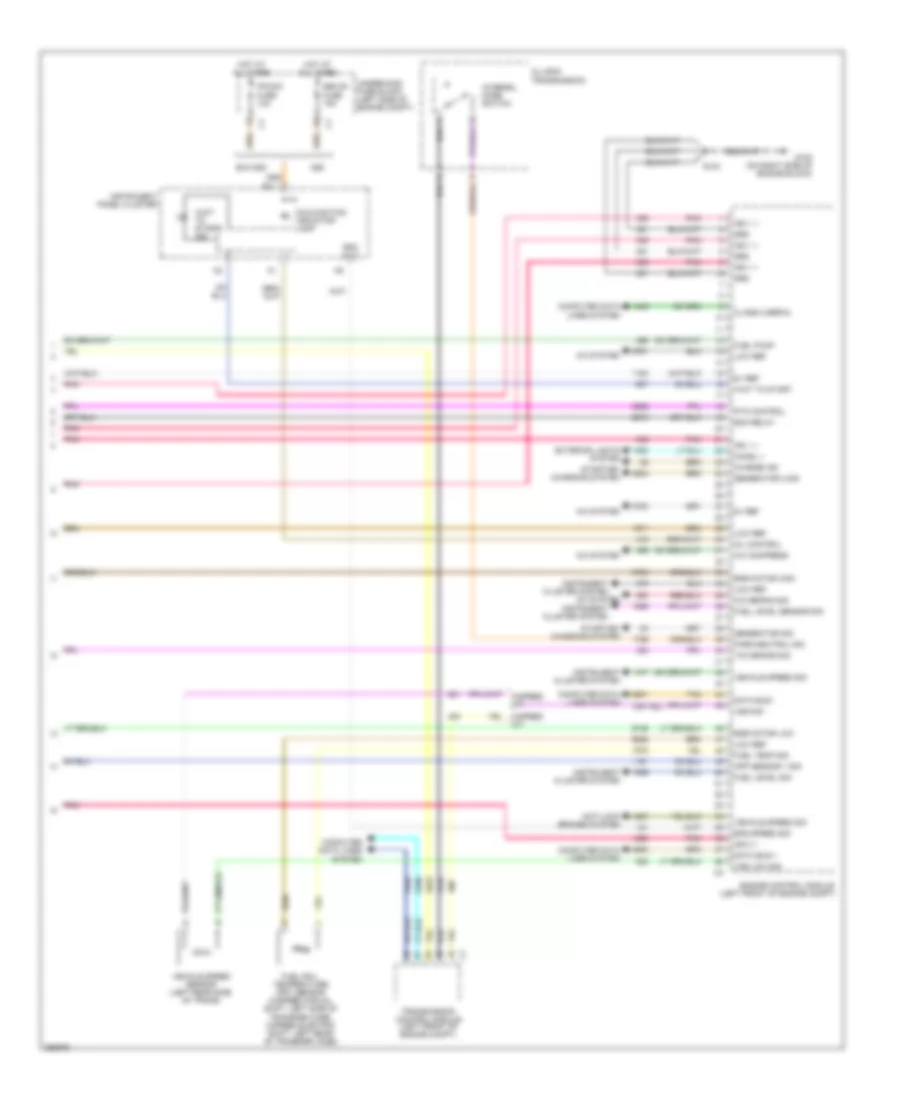 6.6L ВИН Д, Электросхема системы управления двигателем (6 из 6) для Chevrolet Silverado Classic 2007 3500