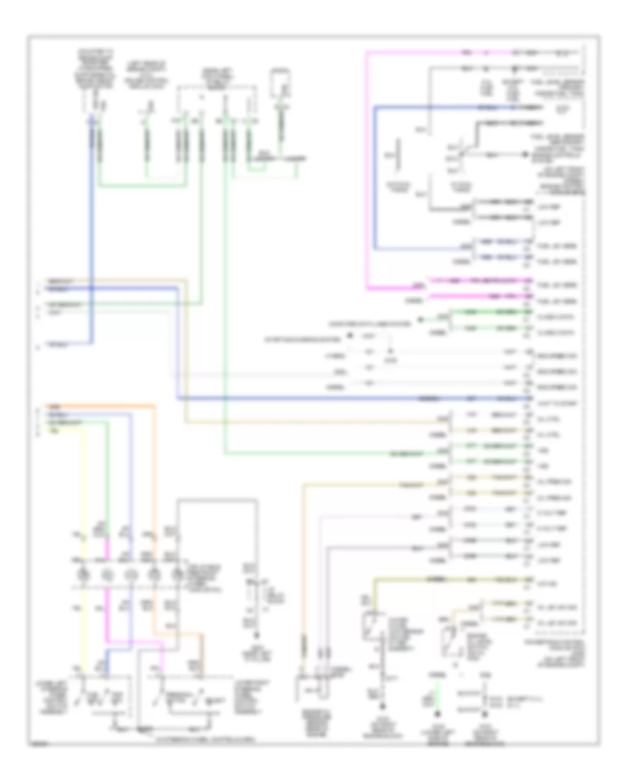 Электросхема панели приборов (2 из 2) для Chevrolet Silverado Classic 2007 3500