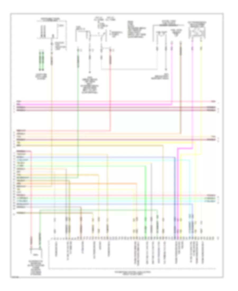 2.2L ВИН Ф, Электросхема системы управления двигателем (3 из 4) для Chevrolet Malibu Maxx LT 2004