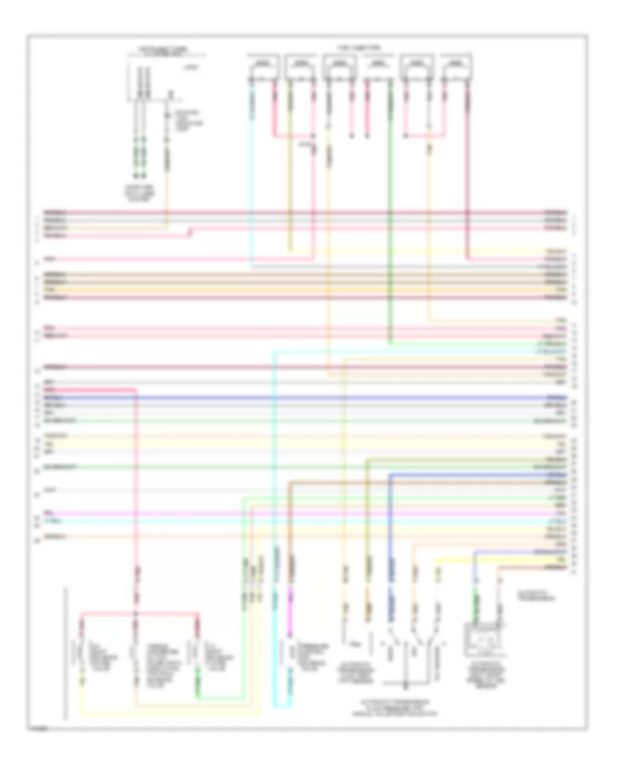 3.5L VIN 8, Электросхема системы управления двигателем (3 из 5) для Chevrolet Malibu Maxx LT 2004