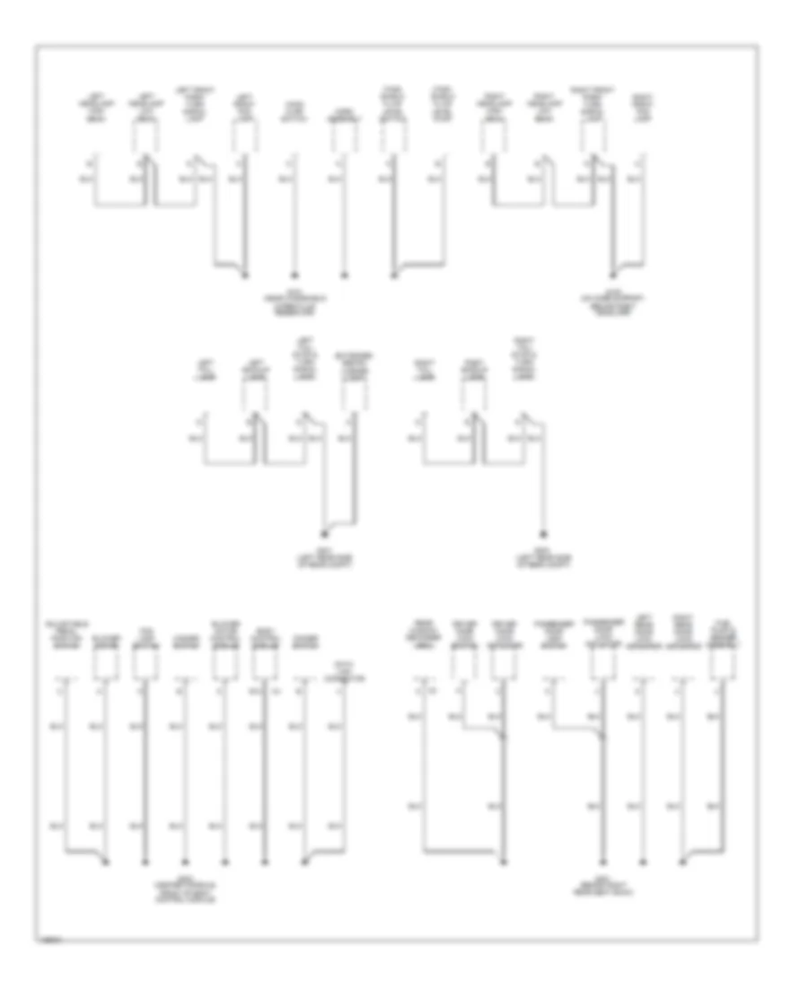 Электросхема подключение массы заземления (2 из 4) для Chevrolet Malibu Maxx LT 2004