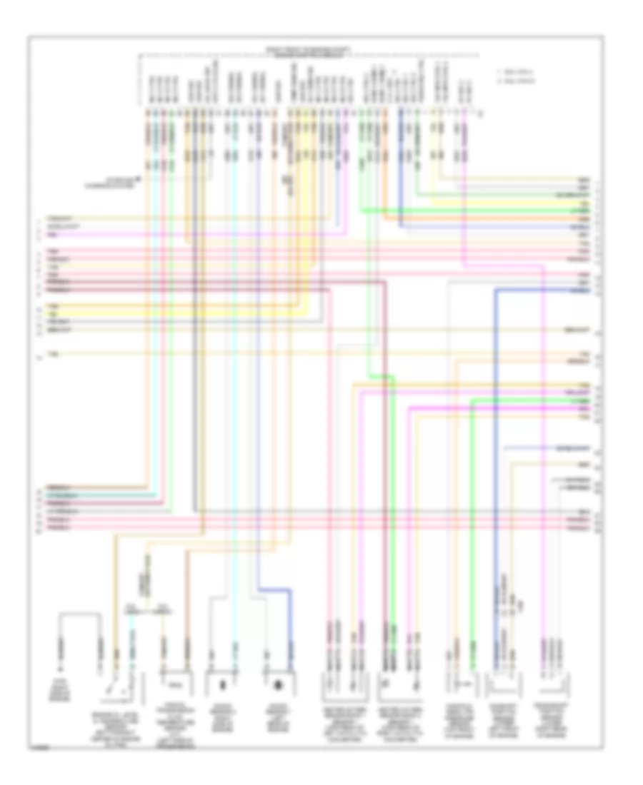 6.2L ВИН В, Электросхема системы управления двигателем (4 из 6) для Chevrolet Camaro LS 2011