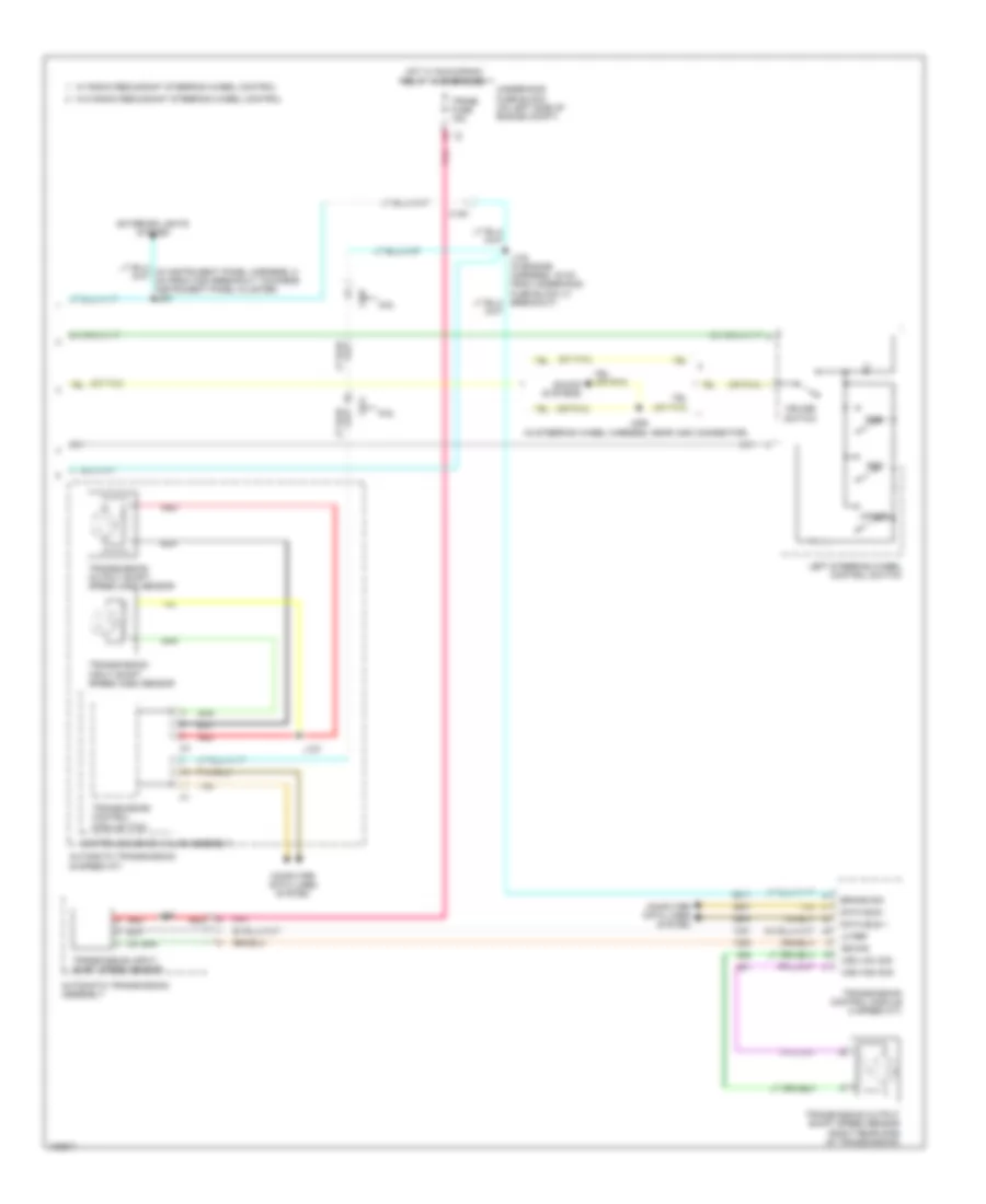 Электросхема системы круизконтроля (2 из 2) для Chevrolet Express 2014 1500