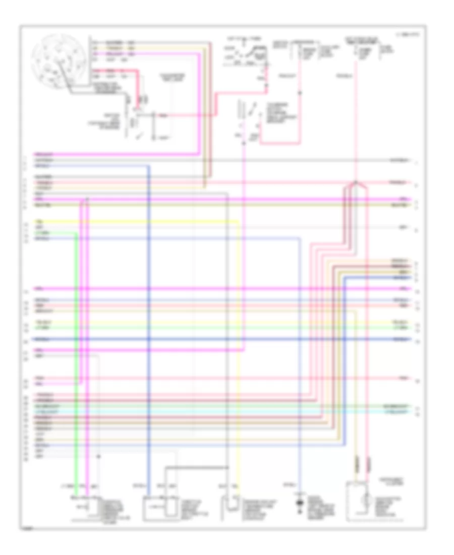 7.4L (VIN N), Электросхема системы управления двигателя 4L80E A/T (2 из 3) для Chevrolet Cutaway G30 1995