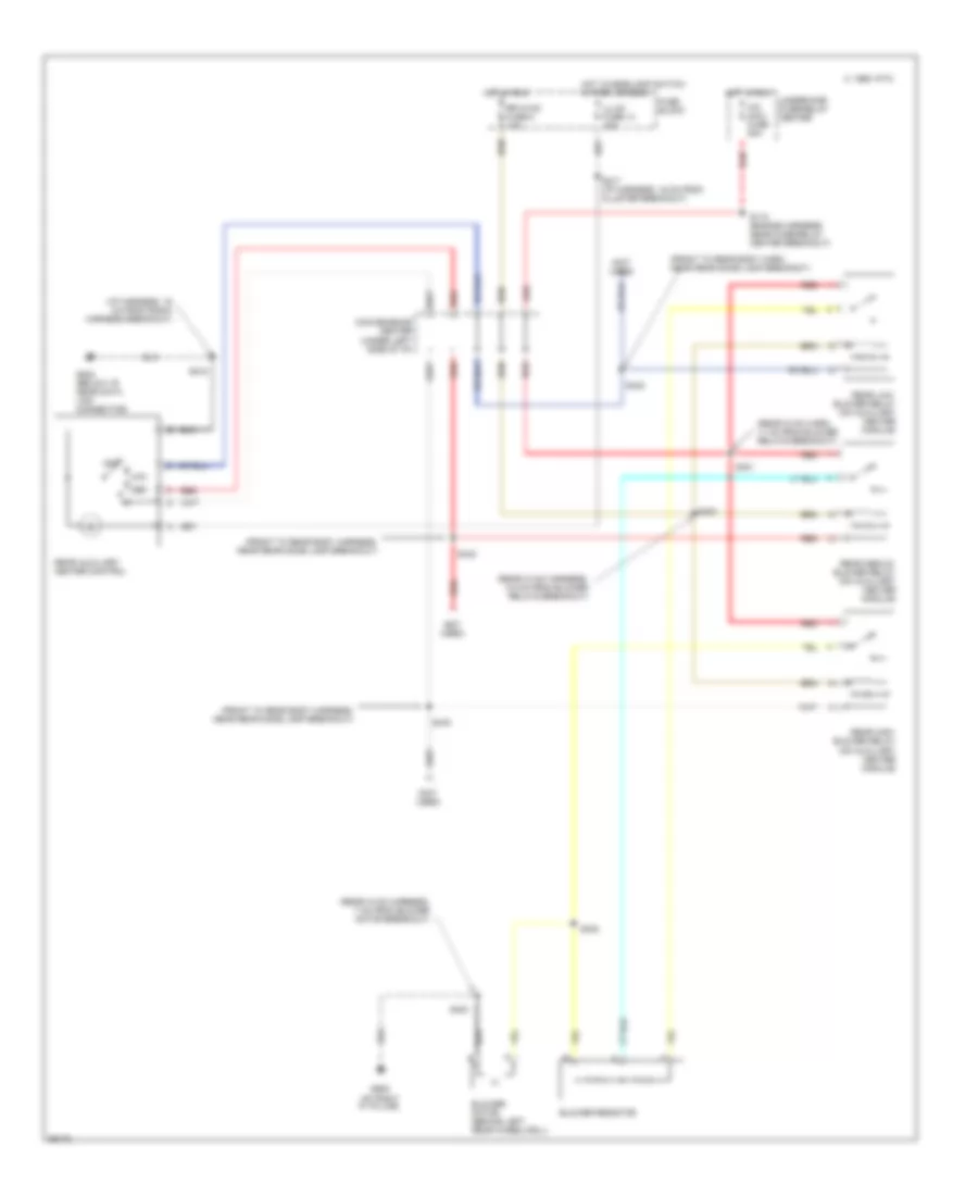 вспомогательная схема нагревателя для Chevrolet Suburban K1997 1500