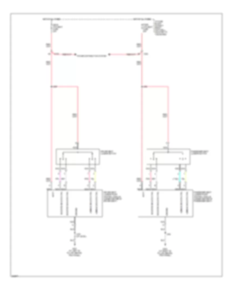 Электросхема регулировки поясницы для Chevrolet Corvette ZR-1 2012