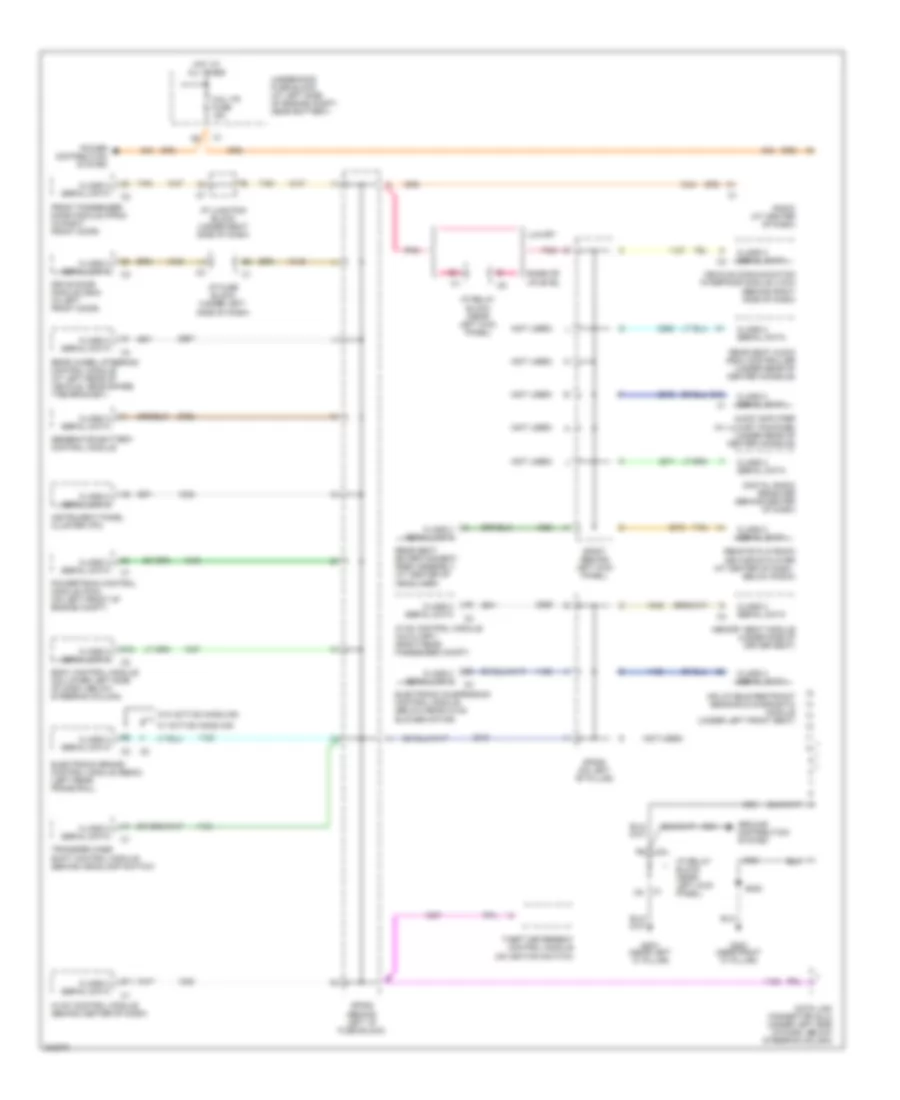 Электросхема линии передачи данных CAN для Chevrolet Suburban C2005 1500