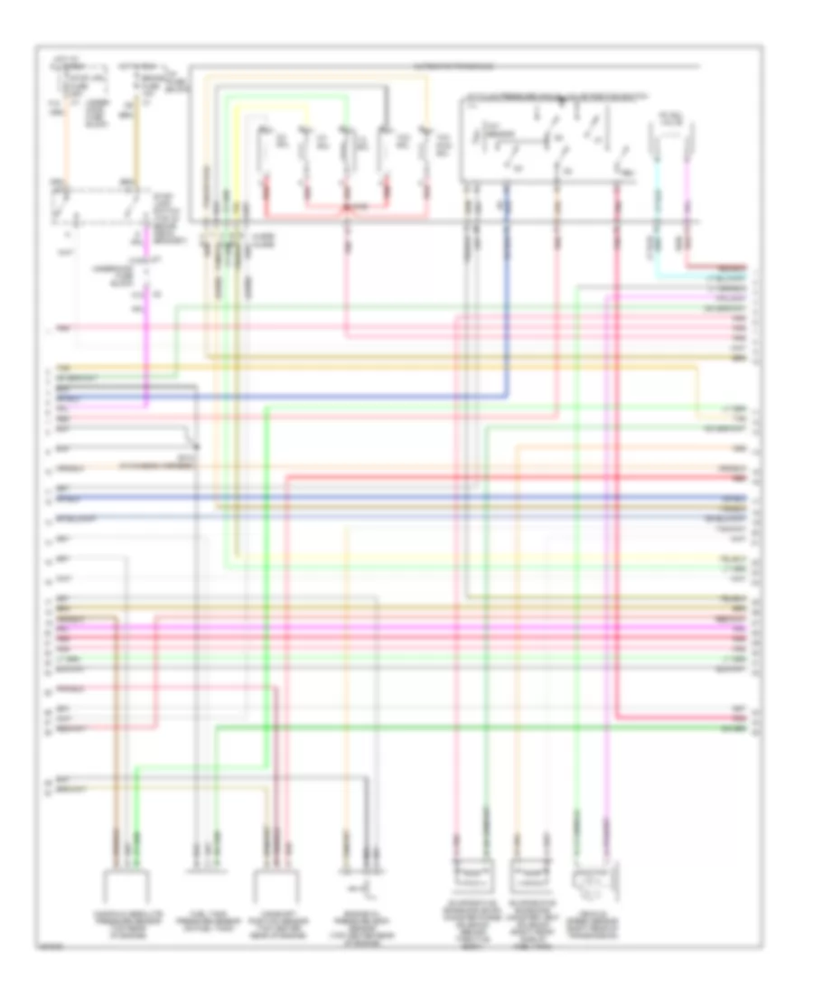 5.3L ВИН З, Электросхема системы управления двигателем (3 из 5) для Chevrolet Suburban C2005 1500