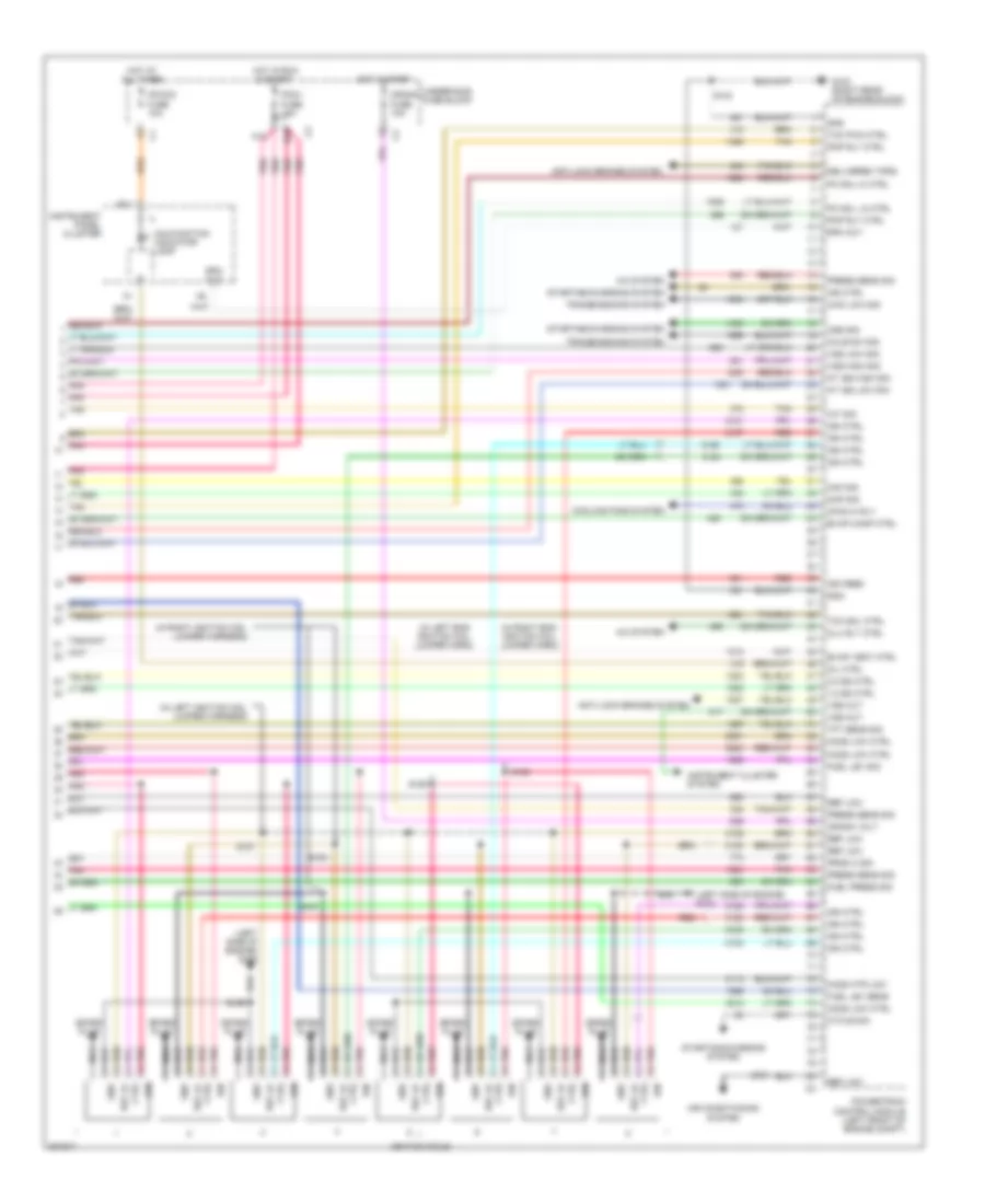 5.3L ВИН З, Электросхема системы управления двигателем (5 из 5) для Chevrolet Suburban C2005 1500