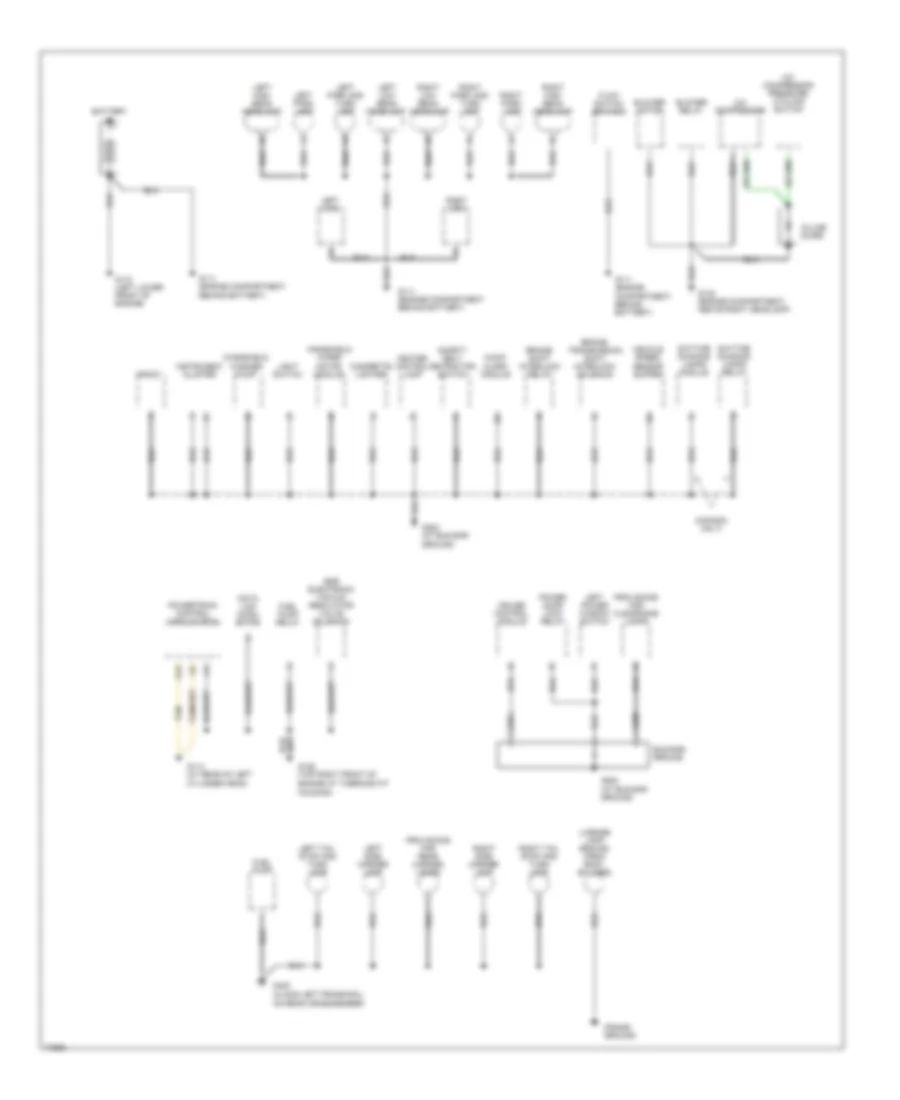 Электросхема подключение массы заземления, срезанное шасси для Chevrolet Forward Control P30 1995