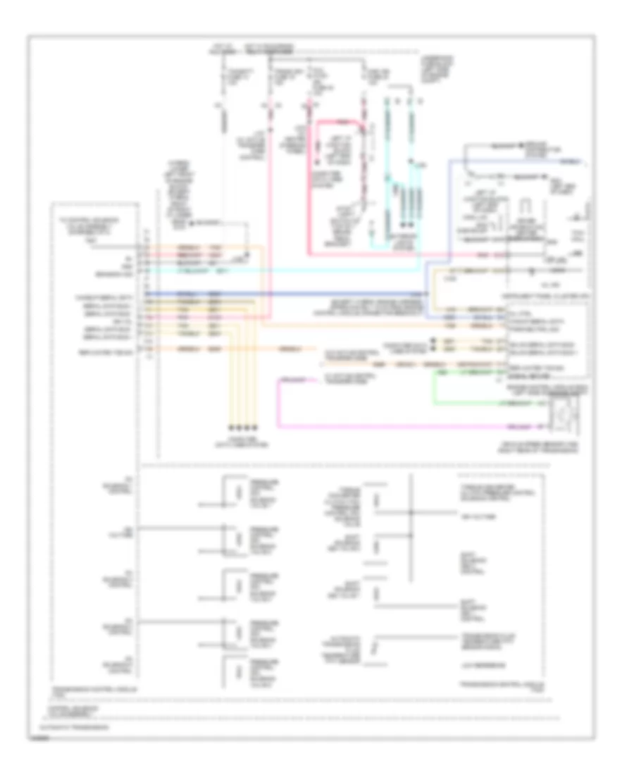 6.0L ВИН Г, Электросхема автоматической коробки передач АКПП (1 из 2) для Chevrolet Suburban K2011 1500