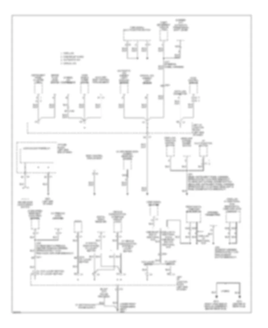 Электросхема подключение массы заземления (4 из 6) для Chevrolet Suburban K2011 1500