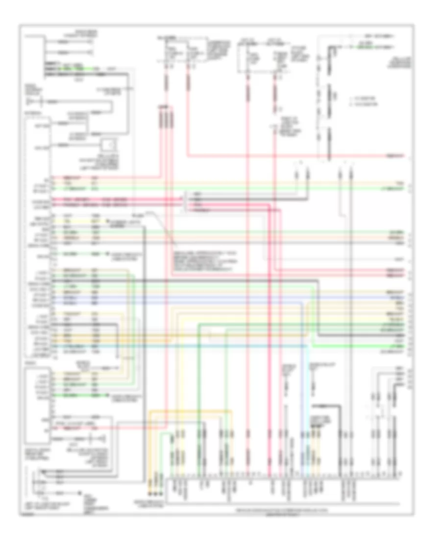 Navigation Wiring Diagram, withY91 & withUQA (1 из 4) для Chevrolet Suburban K2011 1500