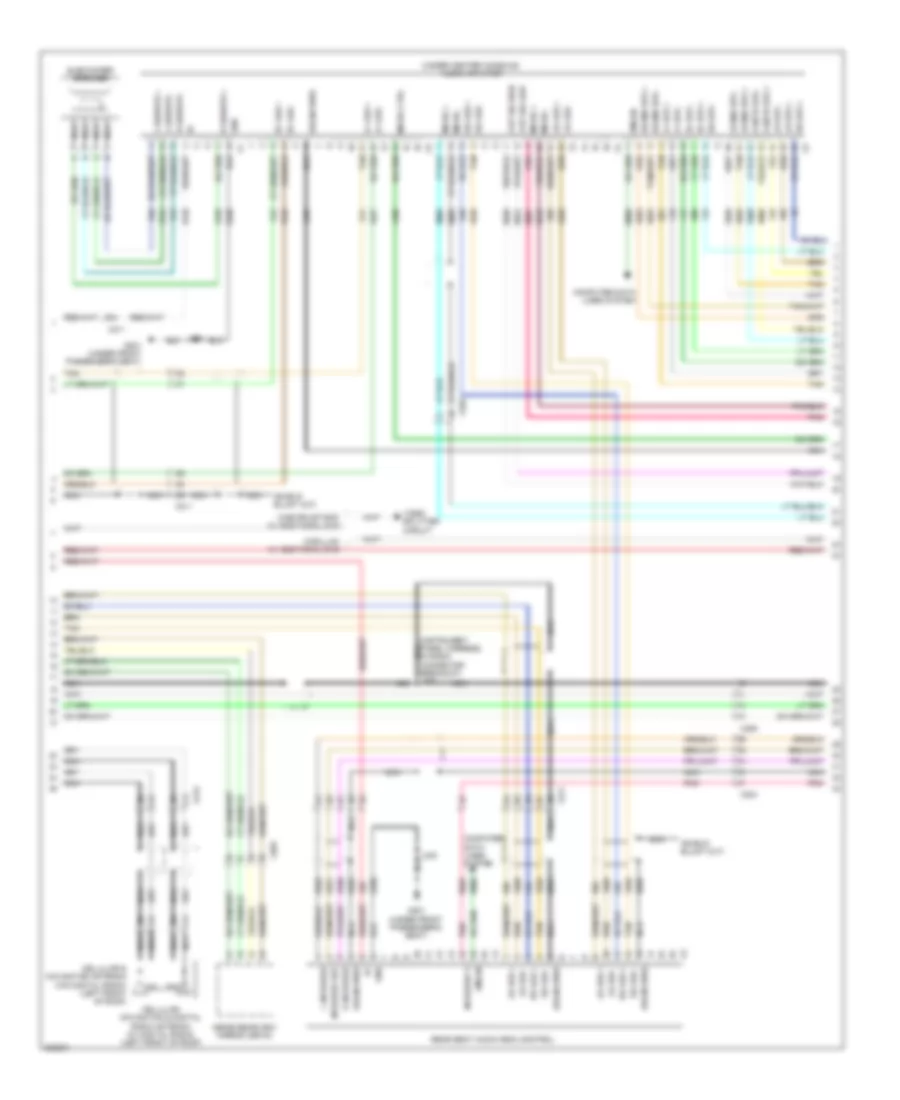 Navigation Wiring Diagram, withY91 & withUQA (2 из 4) для Chevrolet Suburban K2011 1500