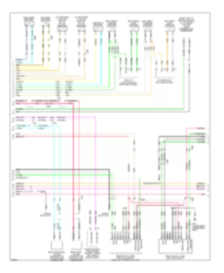 Navigation Wiring Diagram, withY91 & withUQA (3 из 4) для Chevrolet Suburban K2011 1500