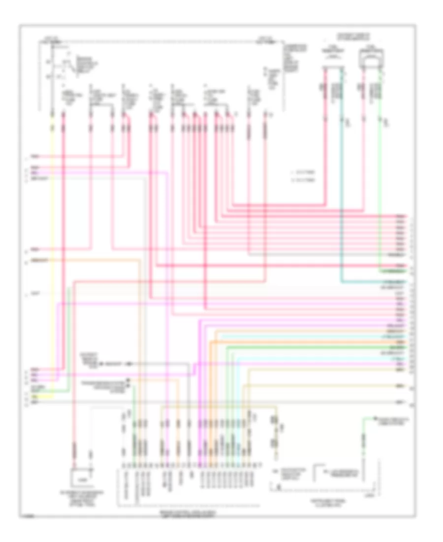 6.0L ВИН Г, Электросхема системы управления двигателем (2 из 7) для Chevrolet Express LT 2014 3500