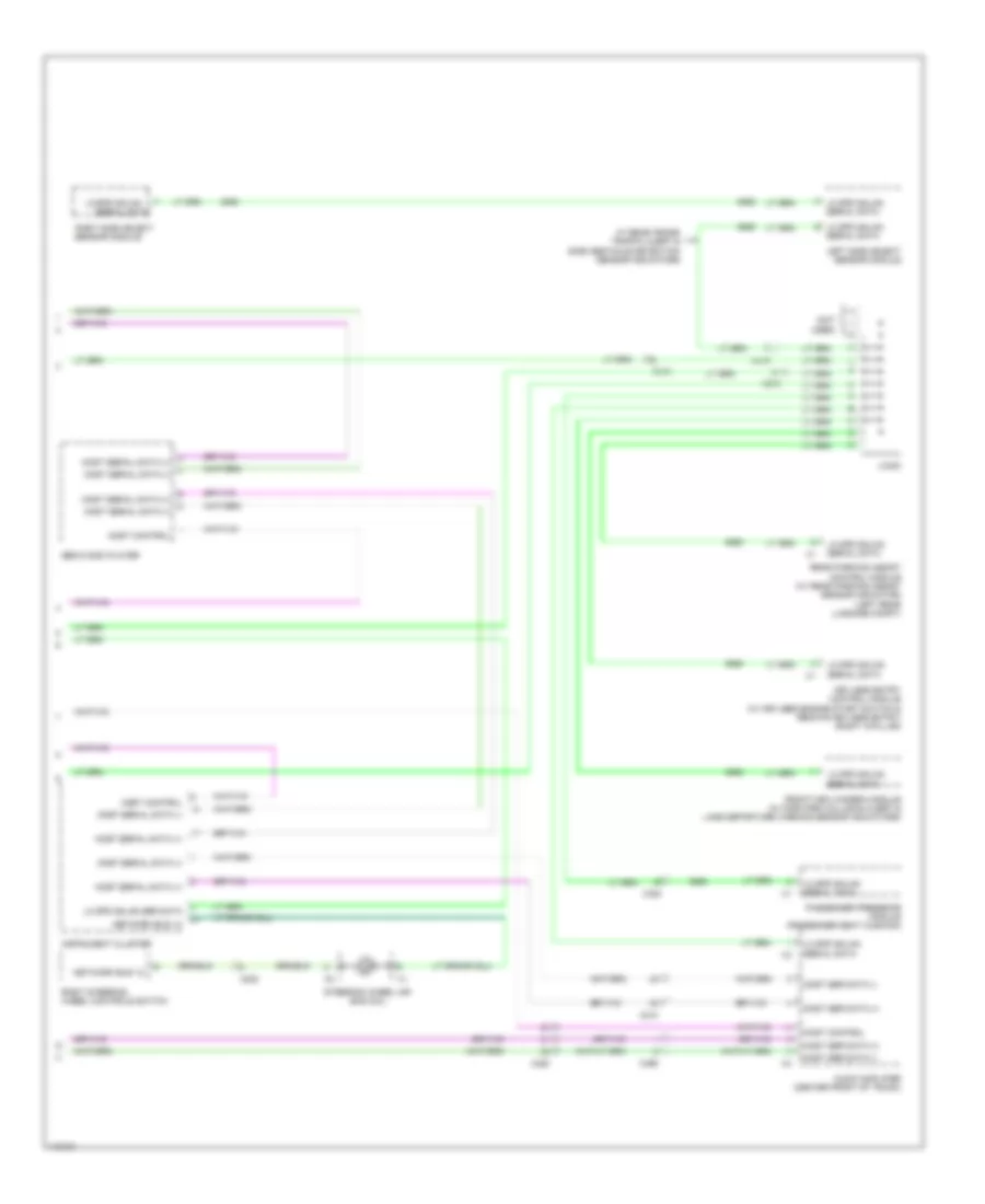 Электросхема линии передачи данных CAN (6 из 6) для Chevrolet Impala Eco 2014