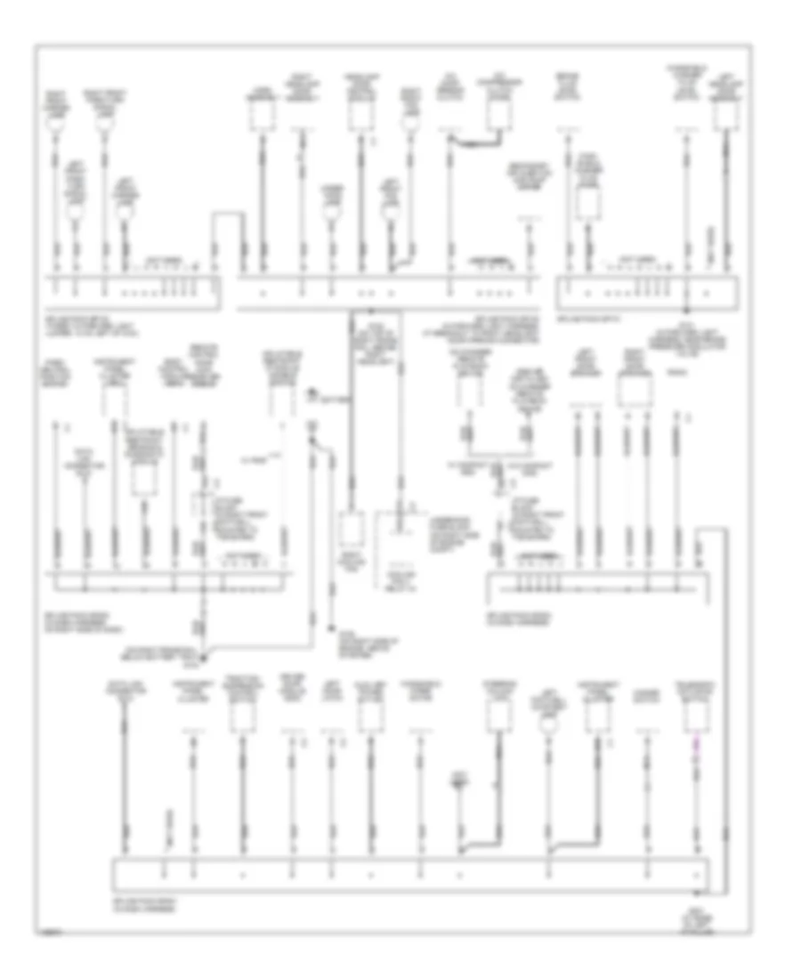 Электросхема подключение массы заземления (1 из 3) для Chevrolet Corvette 2004