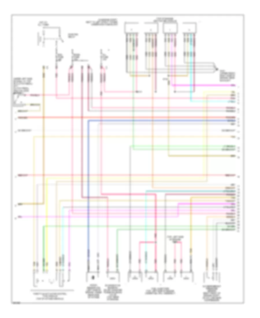 2.4L ВИН Б, Электросхема системы управления двигателем (2 из 4) для Chevrolet Cobalt LS 2007