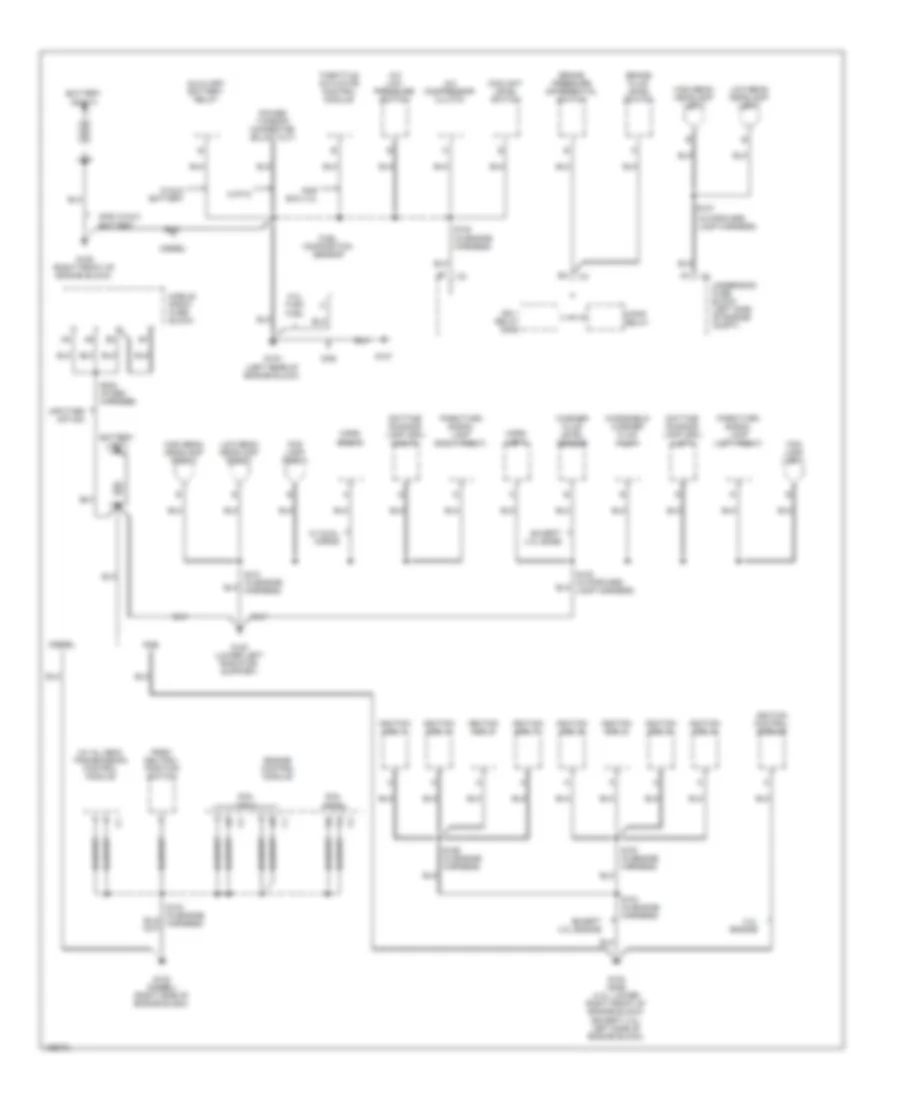 Электросхема подключение массы заземления (1 из 4) для Chevrolet Silverado 2004 3500