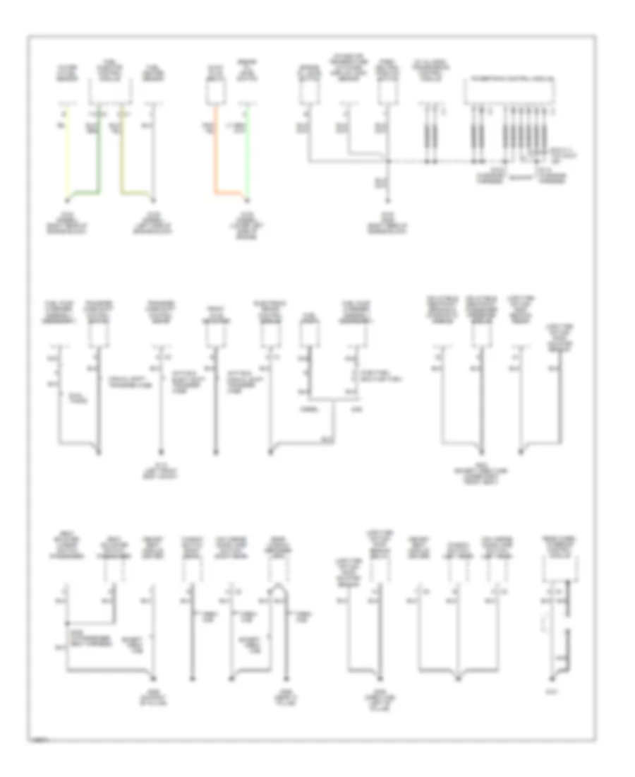 Электросхема подключение массы заземления (2 из 4) для Chevrolet Silverado 2004 3500