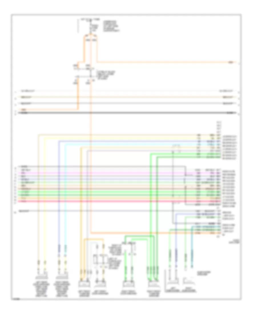 Электросхема магнитолы Средней комплектации, С Задняя часть Усаживает Аудио (2 из 3) для Chevrolet Silverado 2004 3500