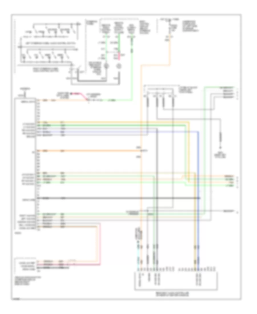 Электросхема премиум магнитолы, С CD (1 из 2) для Chevrolet Silverado 2004 3500