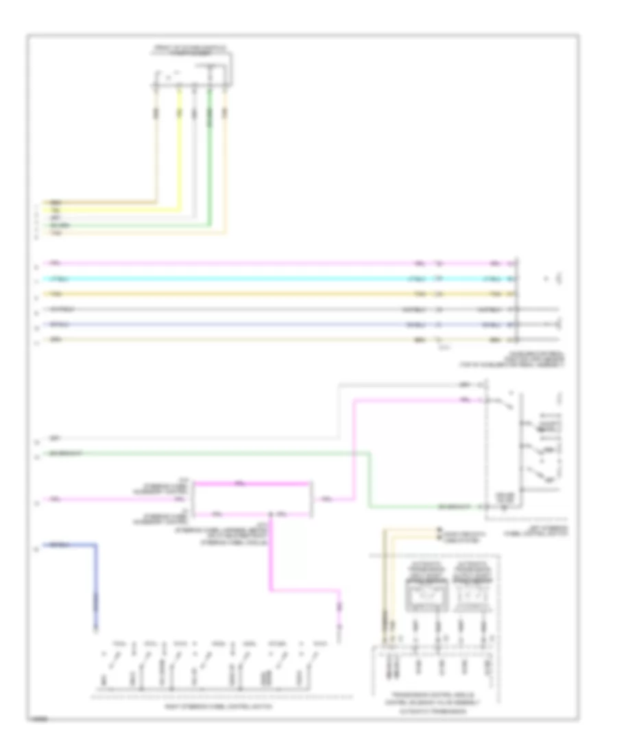 Электросхема системы круизконтроля (2 из 2) для Chevrolet Impala Limited LTZ 2014