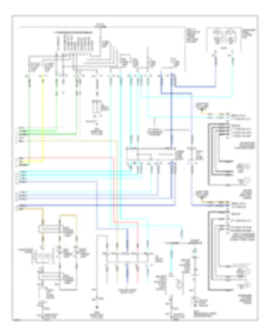 Электросхема внешнего освещения (3 из 3) для Chevrolet Suburban C2004 1500