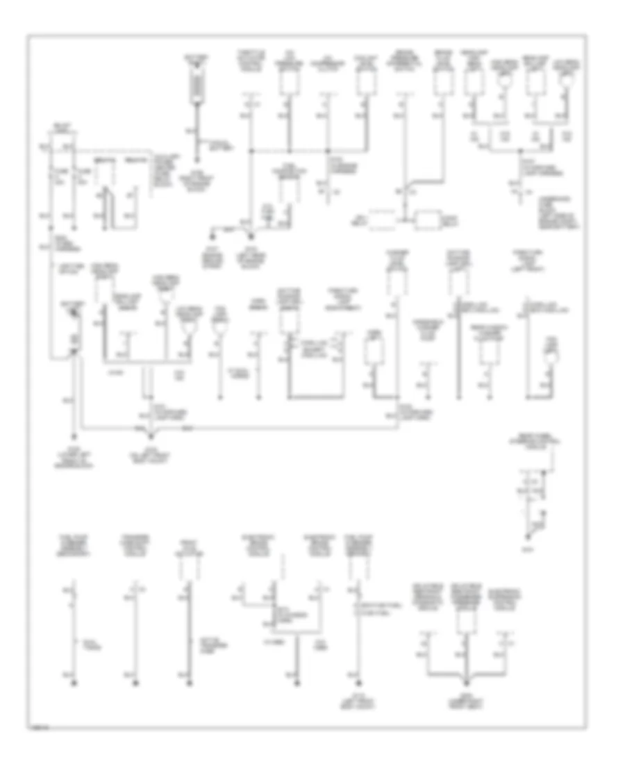 Электросхема подключение массы заземления (1 из 5) для Chevrolet Suburban C2004 1500