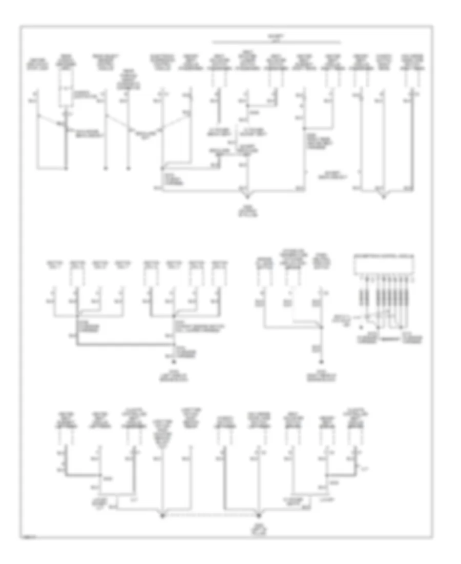 Электросхема подключение массы заземления (2 из 5) для Chevrolet Suburban C2004 1500