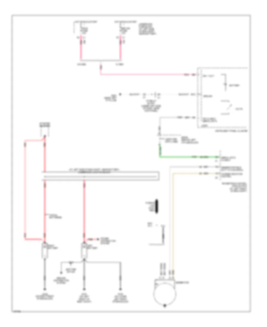 Электросхема Генератора для Chevrolet Suburban C2004 1500