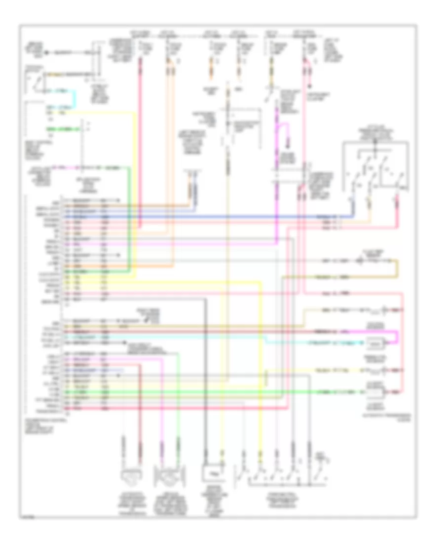 6.0L ВИН У, Электросхема автоматической коробки передач АКПП для Chevrolet Suburban C2004 1500