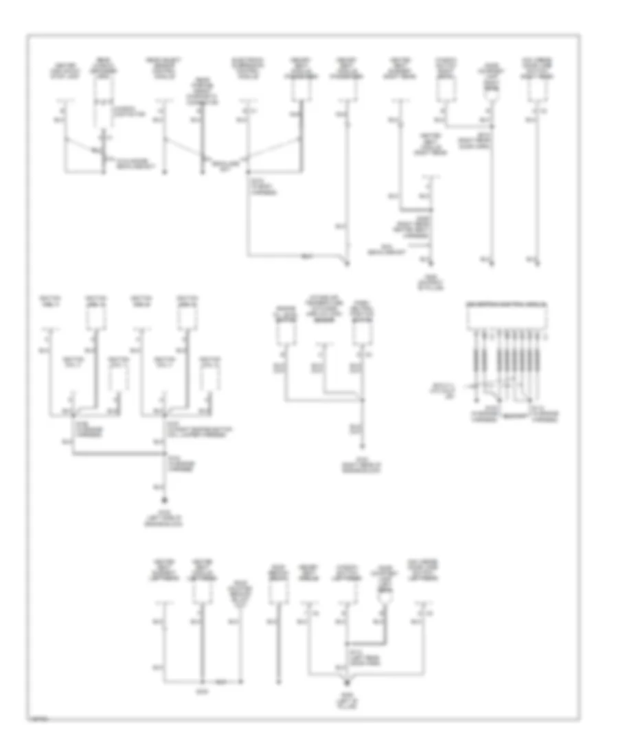 Электросхема подключение массы заземления (2 из 5) для Chevrolet Silverado 2003 1500