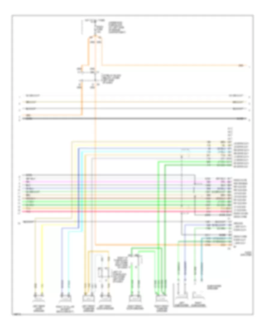 Электросхема магнитолы Средней комплектации, С Задняя часть Усаживает Аудио (2 из 3) для Chevrolet Silverado 2003 1500