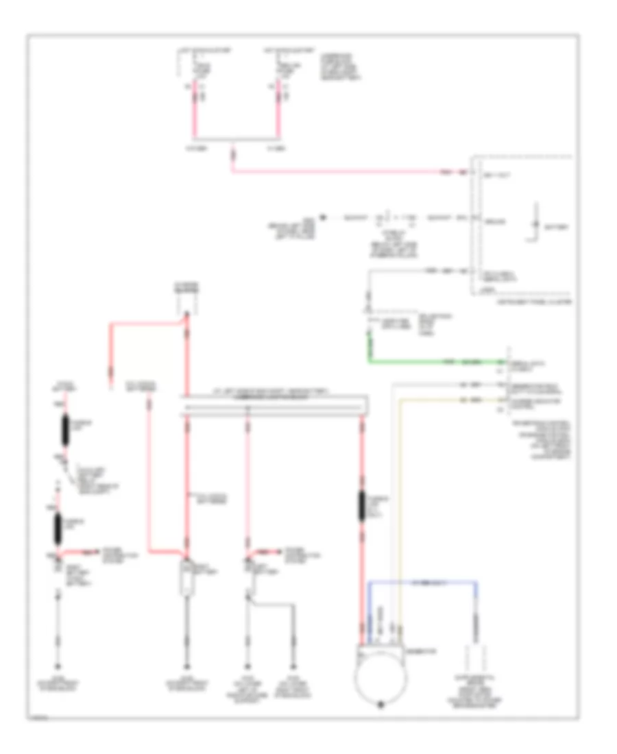Электросхема Генератора для Chevrolet Silverado 2003 1500
