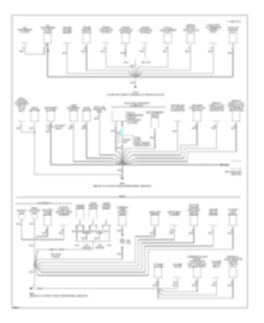 Электросхема подключение массы заземления (2 из 6) для Chevrolet Monte Carlo Z34 1995