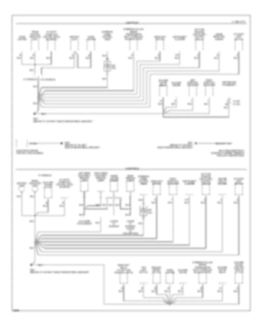 Электросхема подключение массы заземления (3 из 6) для Chevrolet Monte Carlo Z34 1995