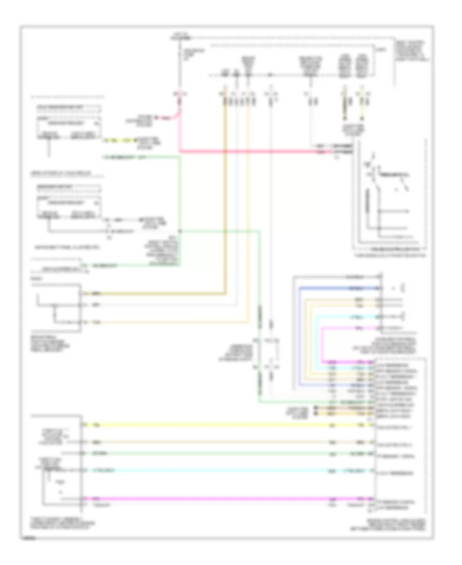 Электросхема системы круизконтроля, A/T для Chevrolet Corvette Z06 2007