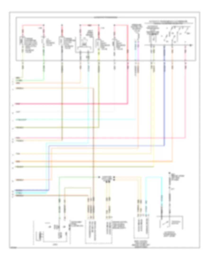 5.3L ВИН Дж, Электросхема автоматической коробки передач АКПП (2 из 2) для Chevrolet Suburban K2008 1500