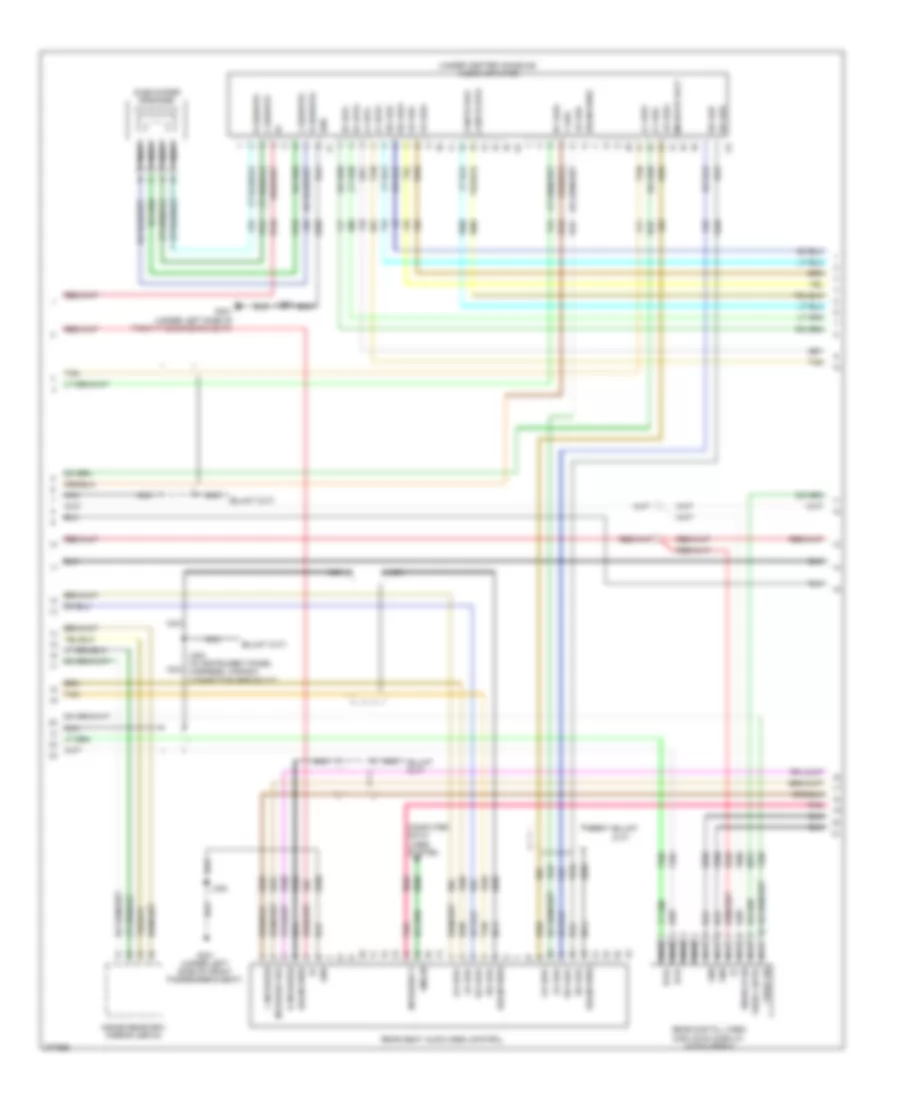 Navigation Wiring Diagram, withY91 & withUQA (2 из 3) для Chevrolet Suburban K2008 1500