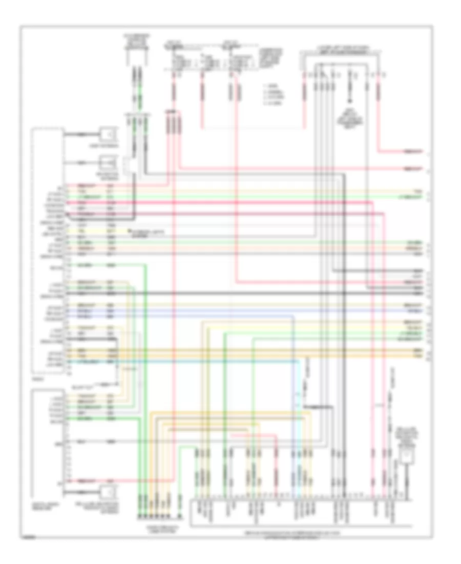 Navigation Wiring Diagram, withY91 & withUQA (1 из 3) для Chevrolet Silverado HD 2007 2500