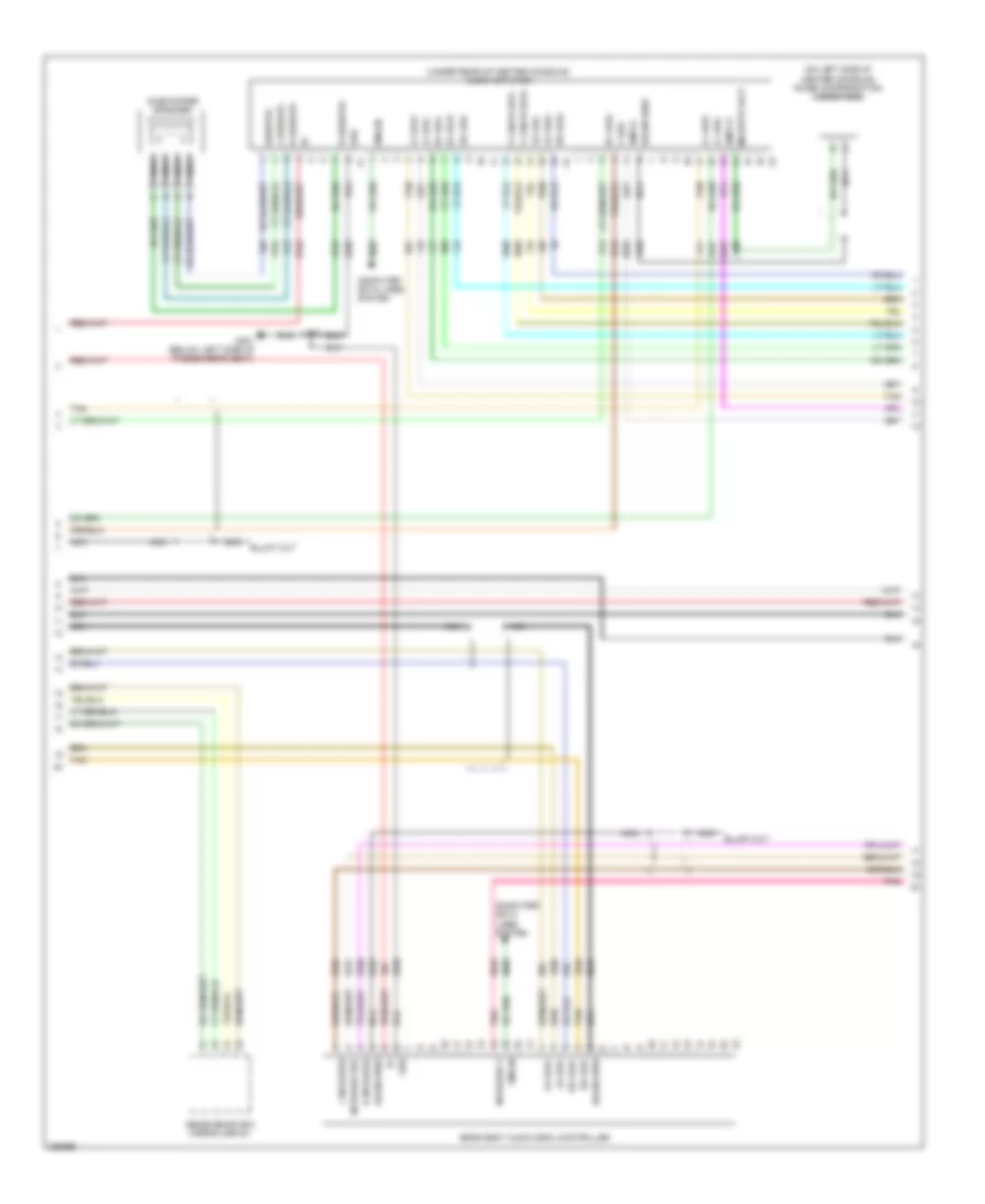 Navigation Wiring Diagram, withY91 & withUQA (2 из 3) для Chevrolet Silverado HD 2007 2500