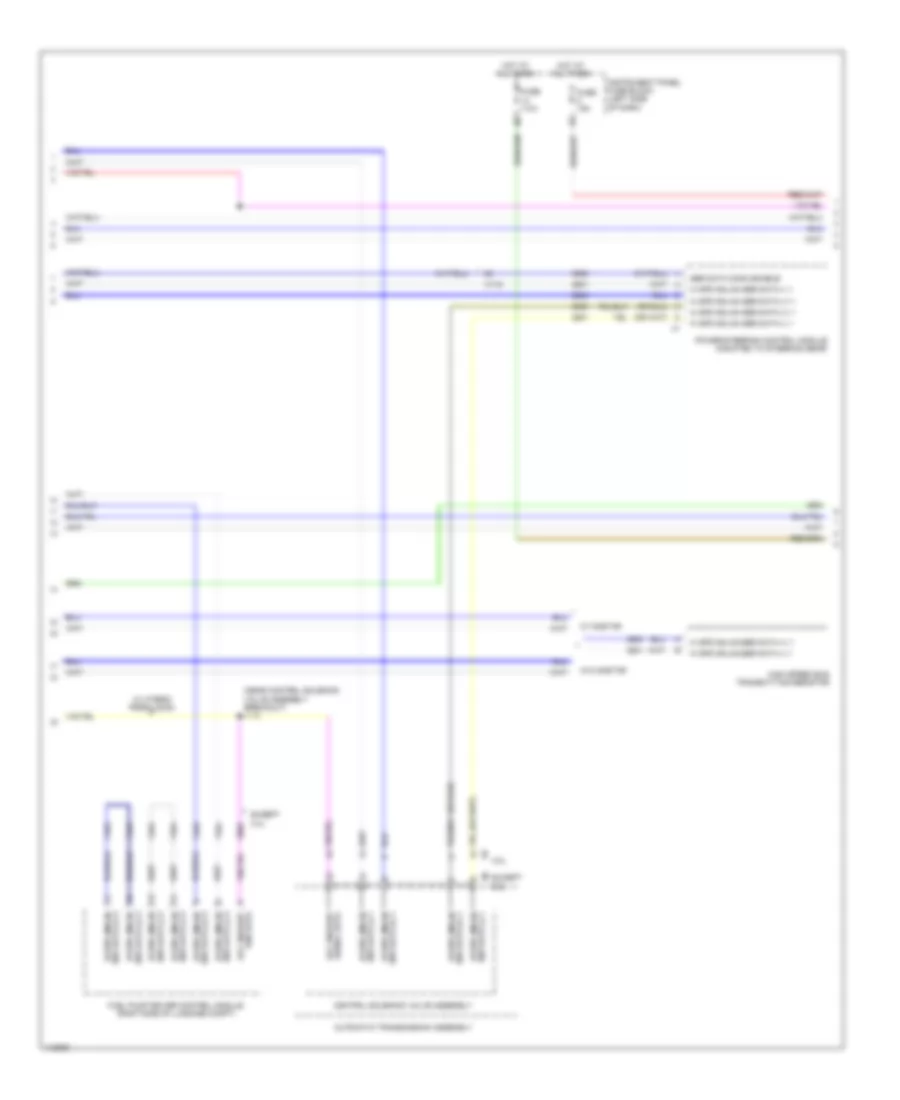 Электросхема линии передачи данных CAN (2 из 4) для Chevrolet Malibu LT 2014