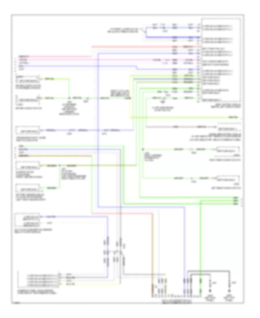 Электросхема линии передачи данных CAN (3 из 4) для Chevrolet Malibu LT 2014