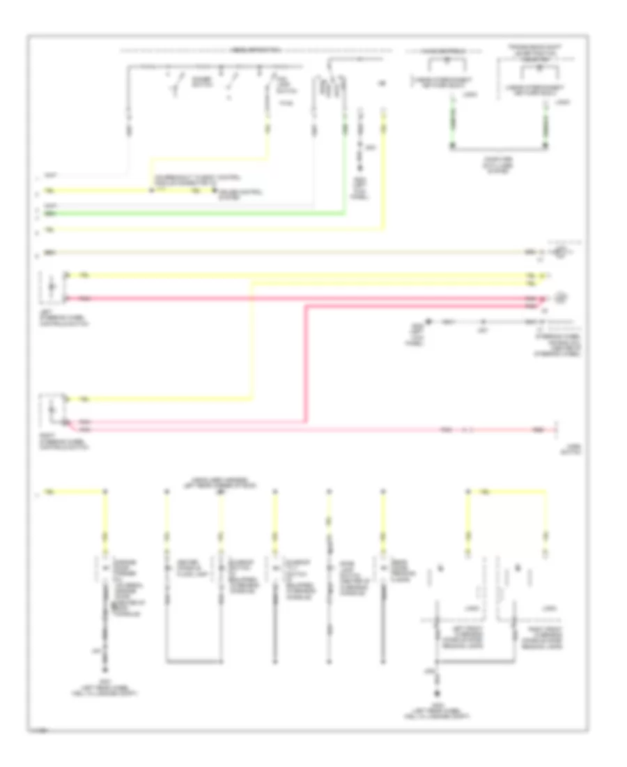 Электросхема подсветки приборов (2 из 2) для Chevrolet Malibu LT 2014