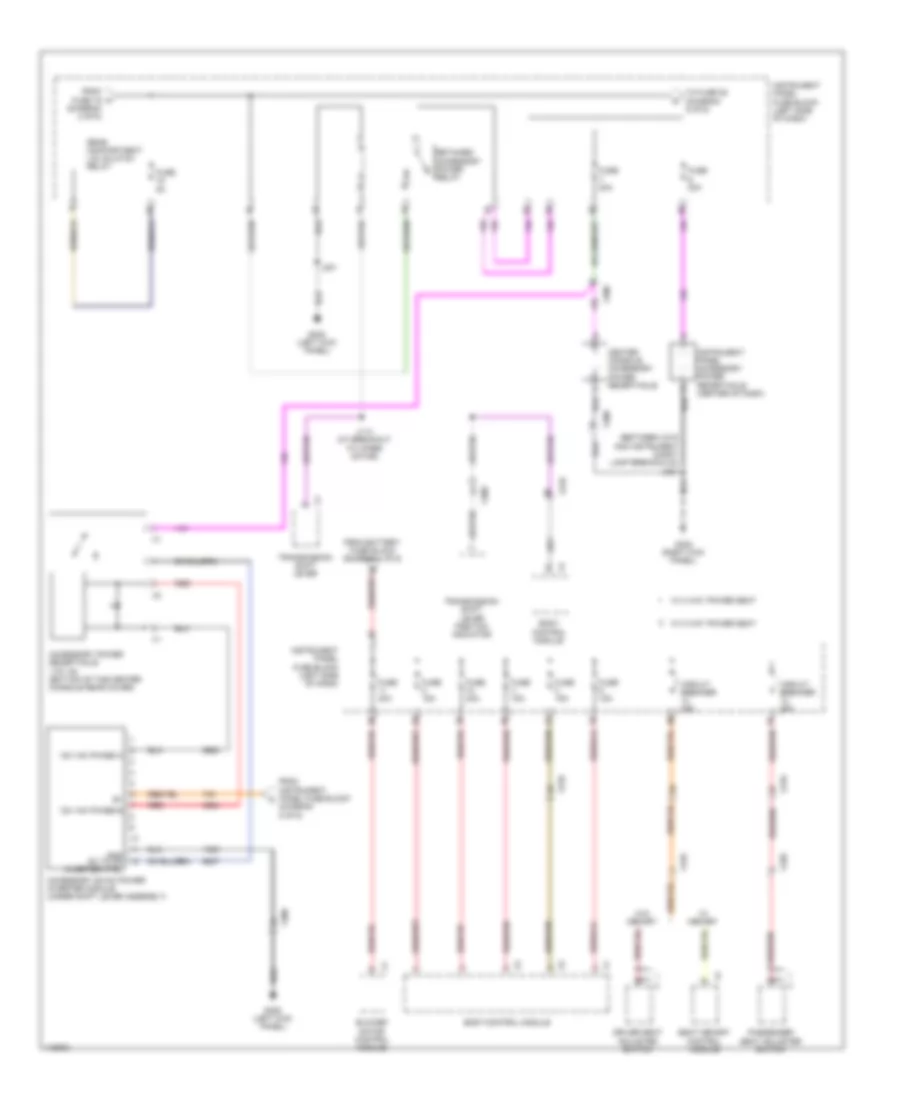 Электросхема блока предохранителей и реле (4 из 6) для Chevrolet Malibu LT 2014