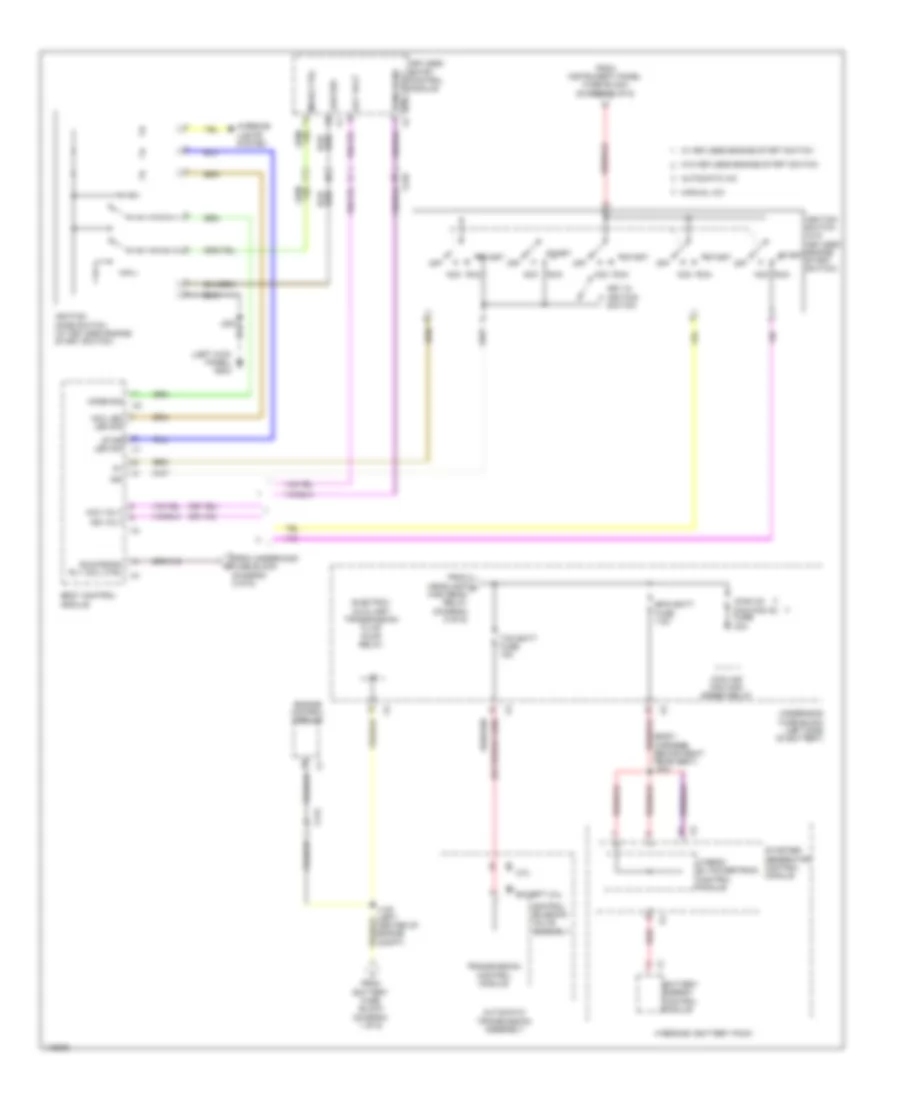 Электросхема блока предохранителей и реле (6 из 6) для Chevrolet Malibu LT 2014