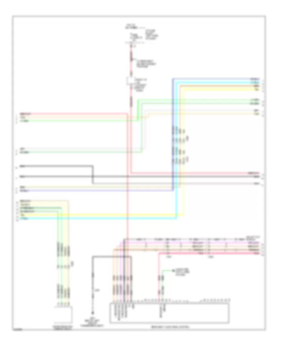 Radio Wiring Diagram, without Y91  without UQA (2 из 3) для Chevrolet Cab  amp; Chassis Silverado 3500 HD 2010
