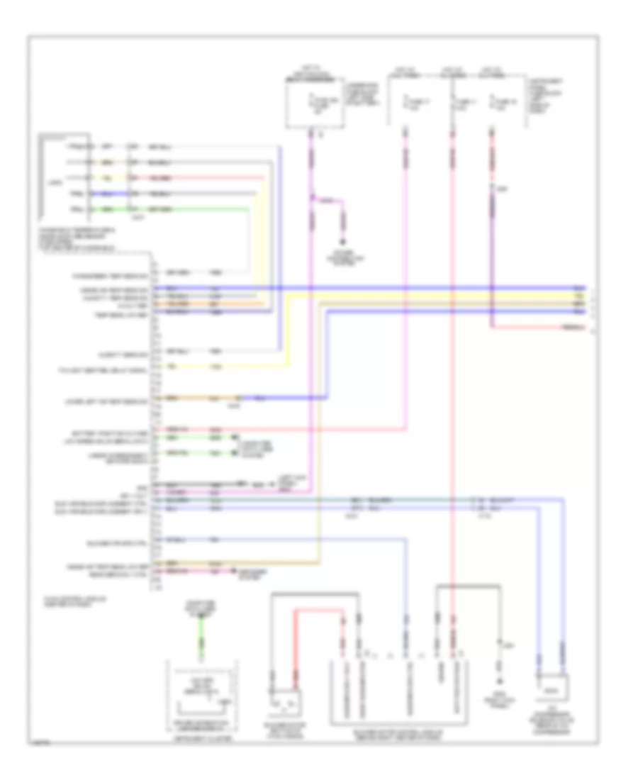 Электросхема кондиционера с ручный управлением (1 из 4) для Chevrolet Malibu LTZ 2014